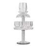 8 Cup Crystal Kiddush Fountain | Kiddush Cups | Judaica