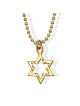 Golden Star of David Necklace made from Rocket | Jewelry | Judaica