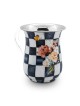 Tasse de lavage chic en acier inoxydable à carreaux | Lavage des tasses | Judaïca