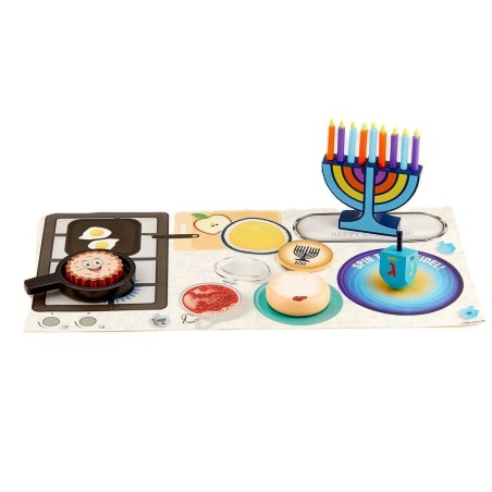 Chanukah Deluxe Wood Children's Play Set | All Judaica | Judaica