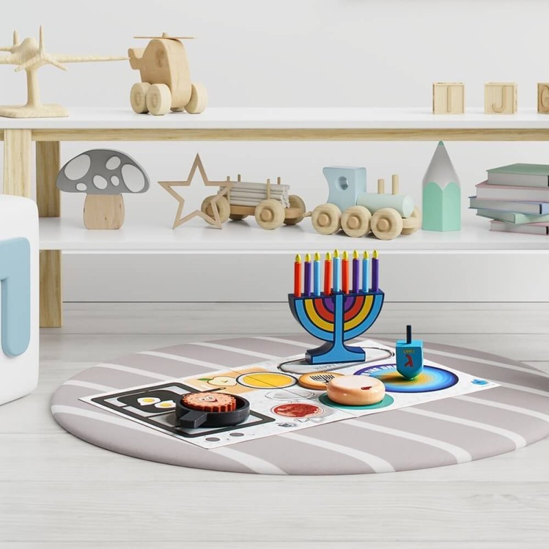 סט חנוכה דלוקס למשחקי ילדים | כל יודאיקה | יוּדָאִיקָה