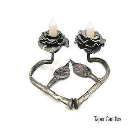 Heart Rose Candlesticks made from Rockets by Yaron | Candle Holders |