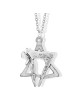 Collier Chai Star fabriqué à partir de fusées et de dôme de fer | Bijoux | Judaïca