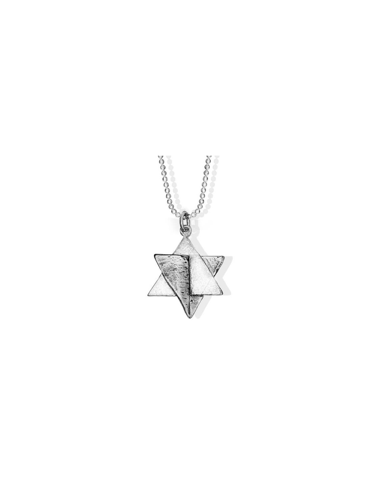 Collier Silver Star 'Explosion' fabriqué à partir de fusées | Bijoux | Judaïca