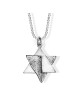 Collier Silver Star 'Explosion' fabriqué à partir de fusées | Bijoux | Judaïca