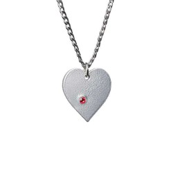 Iron Dome Heart Necklace by Yaron Bob | Jewelry | Judaica