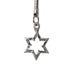 Porte-clés étoile de David fabriqué à partir de fusées | Tout Judaïca | Judaïca