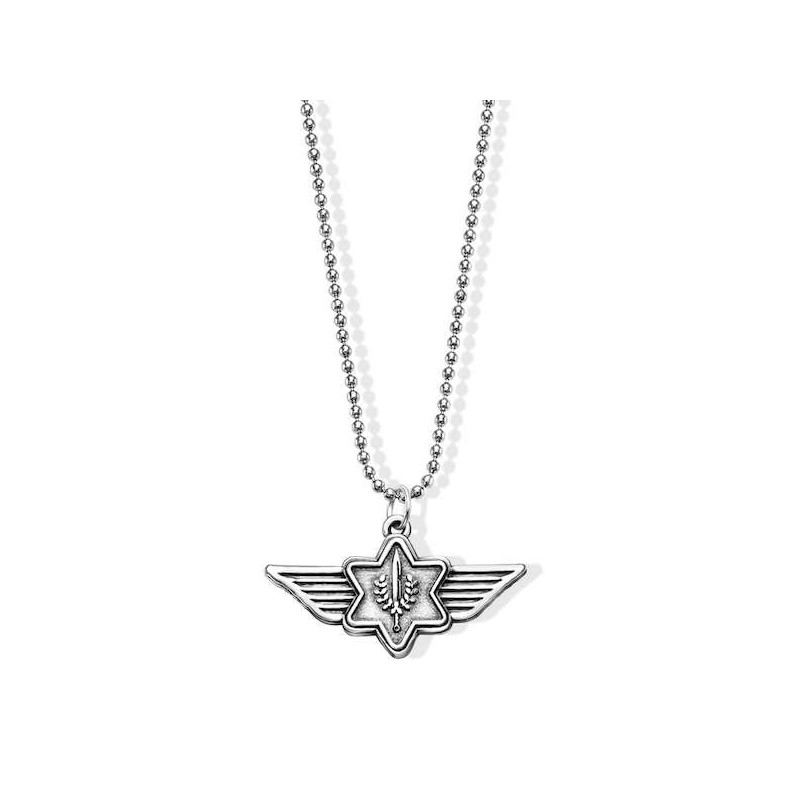 Collier de défenseur de Tsahal fabriqué à partir de Iron Dome | Bijoux | Judaïca