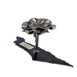 Petite Rose made from Rockets by Yaron Bob | Candle Holders | Judaica