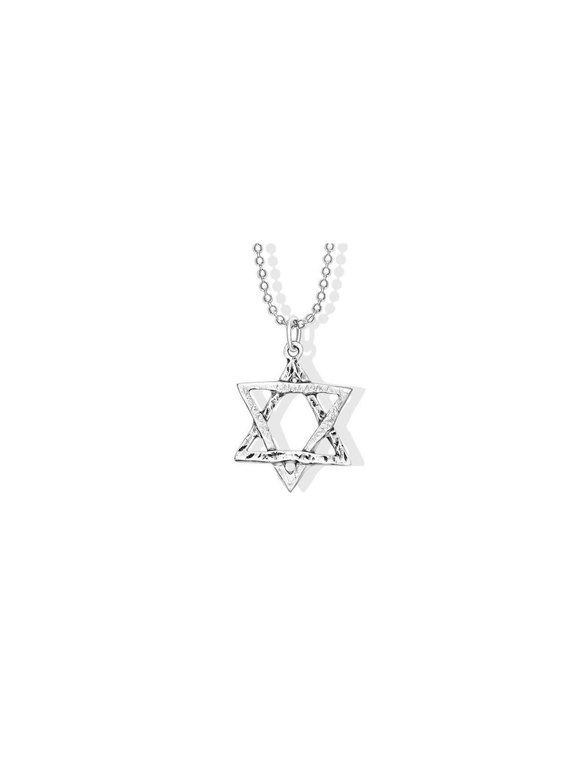Silver Star 'Collision' Necklace made from Rockets | Jewelry | Judaica