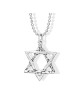 Silver Star 'Collision' Necklace made from Rockets | Jewelry | Judaica
