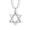 Silver Star 'Collision' Necklace made from Rockets | Jewelry | Judaica