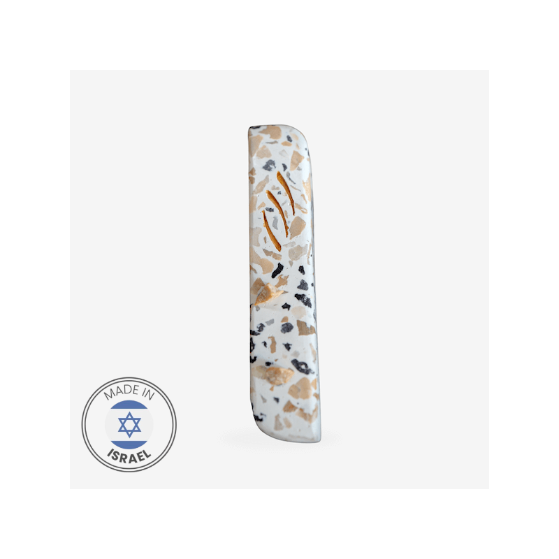 Israeli Sinai Stones Small Mezuzah by Israeli arti | Jewelry | Judaica