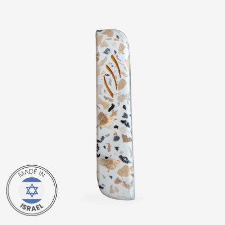 Pierres du Sinaï israélien Petite Mezouza par l'art israélien | Bijoux | Judaïca
