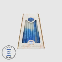 Handcrafted Dripless Chanukah Candles by Israeli a | Artists and Desig