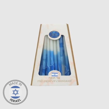 Handcrafted Dripless Chanukah Candles by Israeli a | Artists and Desig