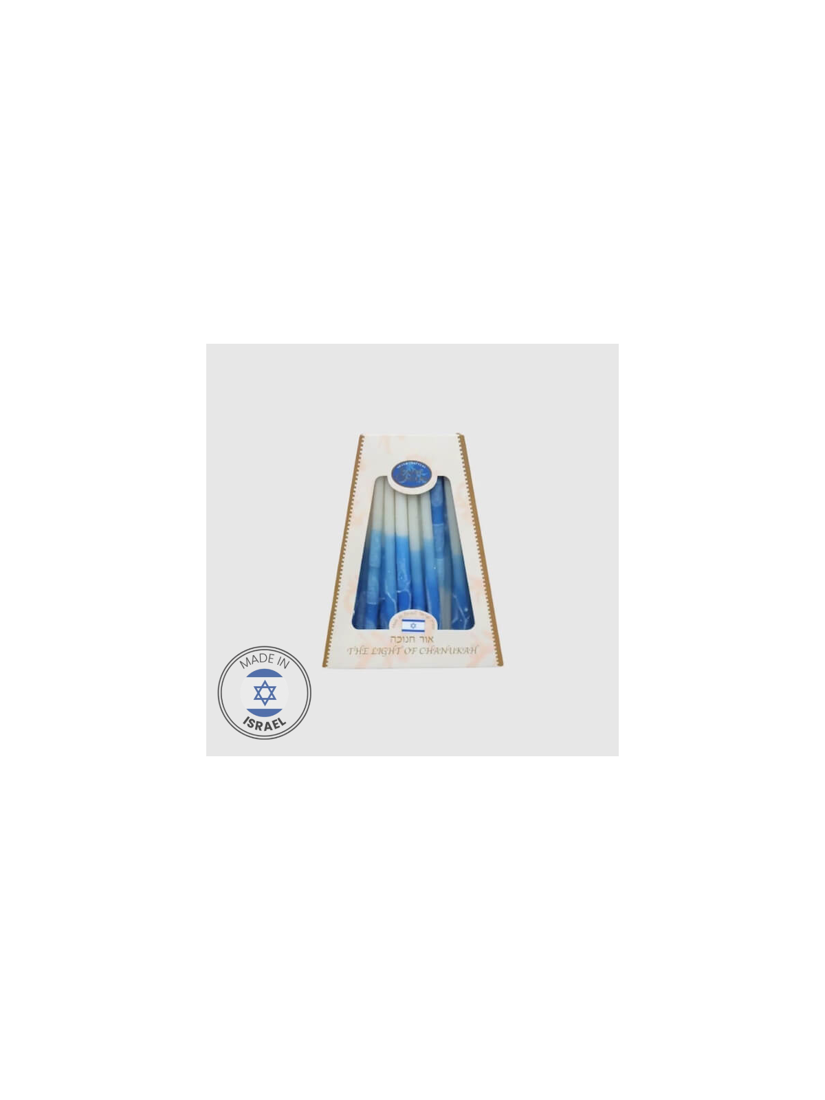 Handcrafted Dripless Chanukah Candles by Israeli a | Artists and Desig