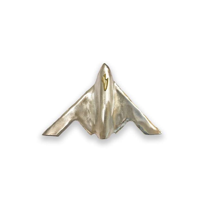 B-2 Bomber Mezuzah made from Iranian Missiles | Jewelry | Judaica