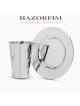 Hammered Kiddush Set Sterling Silver | Kiddush Cups | Judaica
