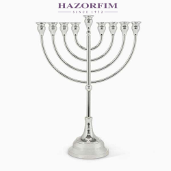 Menorah plaquée argent | Hanoukka | Judaïca