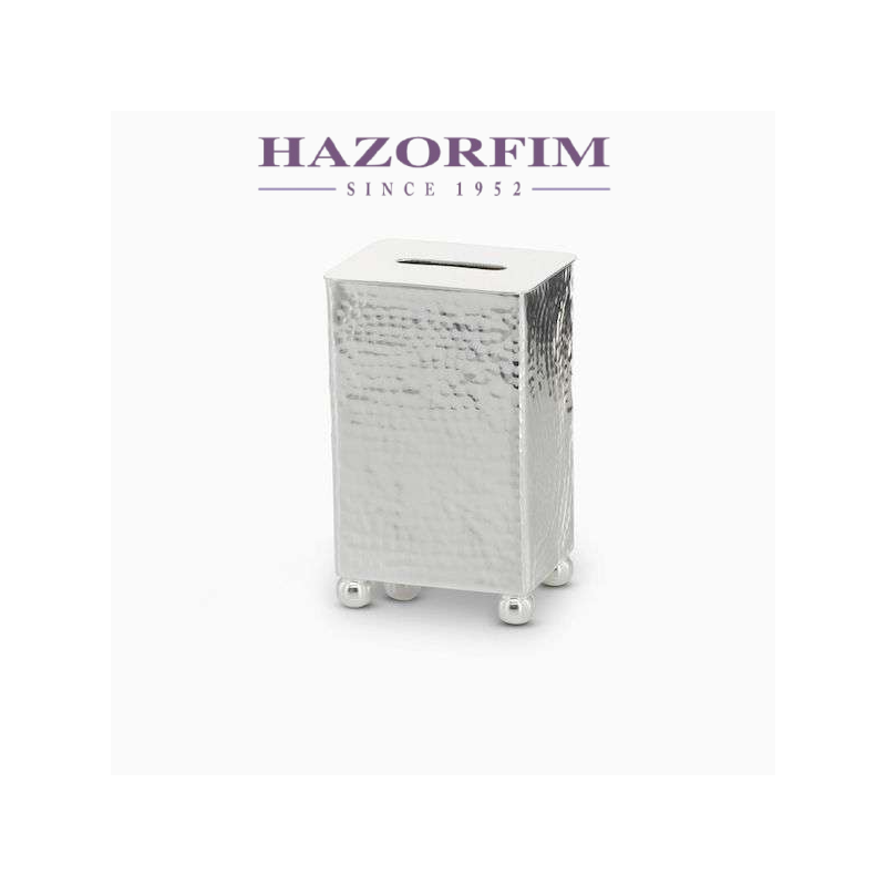 Hammering Charity Box Plated | Tzedakah Boxes | Judaica