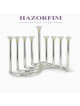 Menorah circulaire plaquée argent | Hanoukka | Judaïca