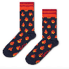 Happy Socks Adult Flames Sock | Apparel | Judaica
