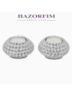 Photophore Floral Plaqué Argent | Bougeoirs | Judaïca