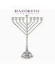 Chabad Menorah 770 Silver-Plated | Hanukkah | Judaica