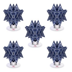 Love Pop Stickerpop : Étoile de David (Pack de 5) | Cadeaux | Judaïca