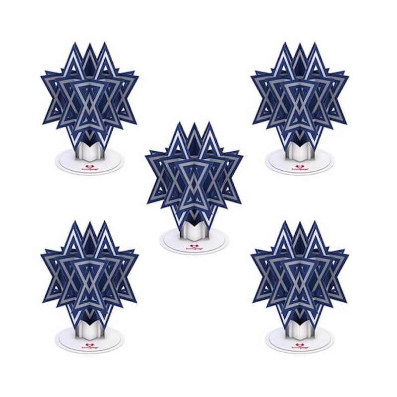 Love Pop Stickerpop : Étoile de David (Pack de 5) | Cadeaux | Judaïca