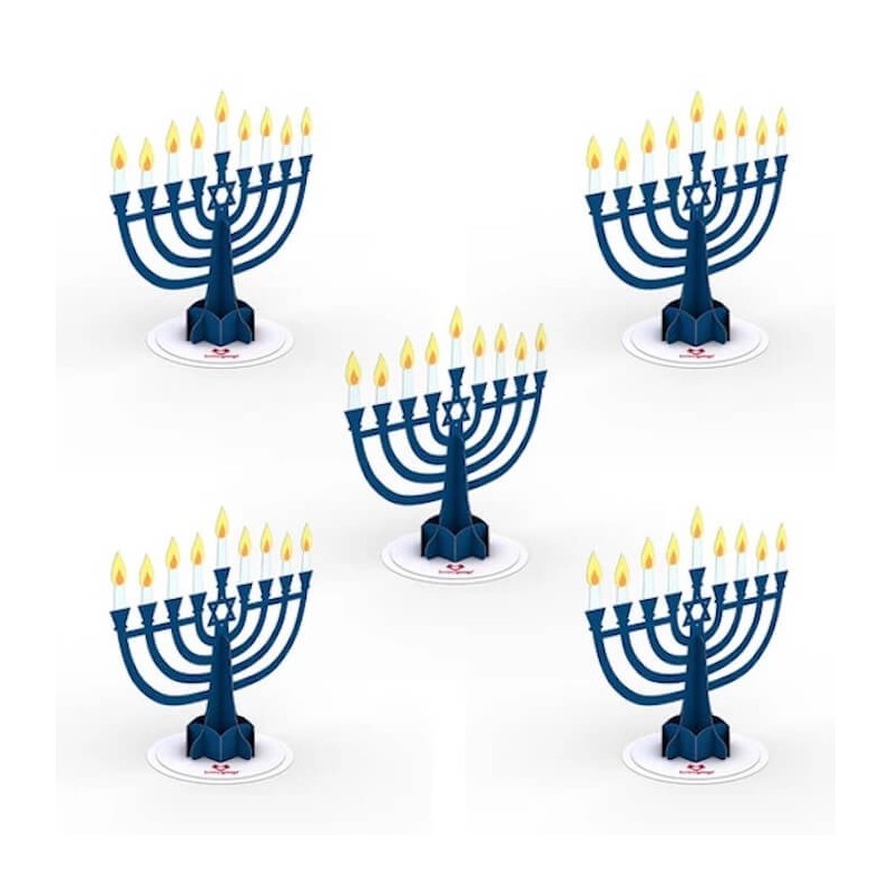 Love Pop Stickerpop : חנוכיית חנוכה (5-Pack) | מתנות | יוּדָאִיקָה