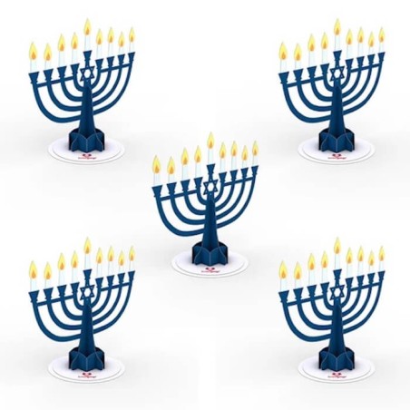 Love Pop Stickerpop : חנוכיית חנוכה (5-Pack) | מתנות | יוּדָאִיקָה