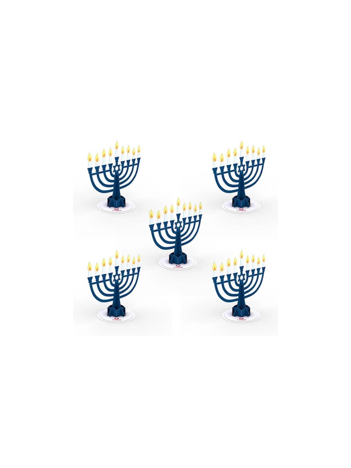 Love Pop Stickerpop : Hanukkah Menorah (Pack de 5) | Cadeaux | Judaïca
