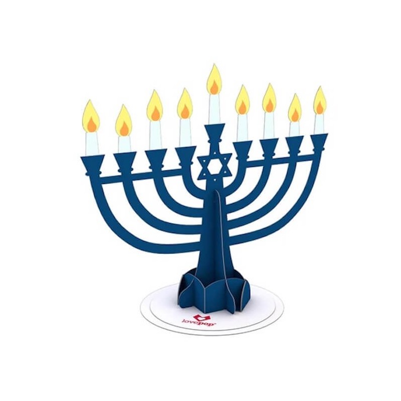 Love Pop Stickerpop : חנוכיית חנוכה (5-Pack) | מתנות | יוּדָאִיקָה