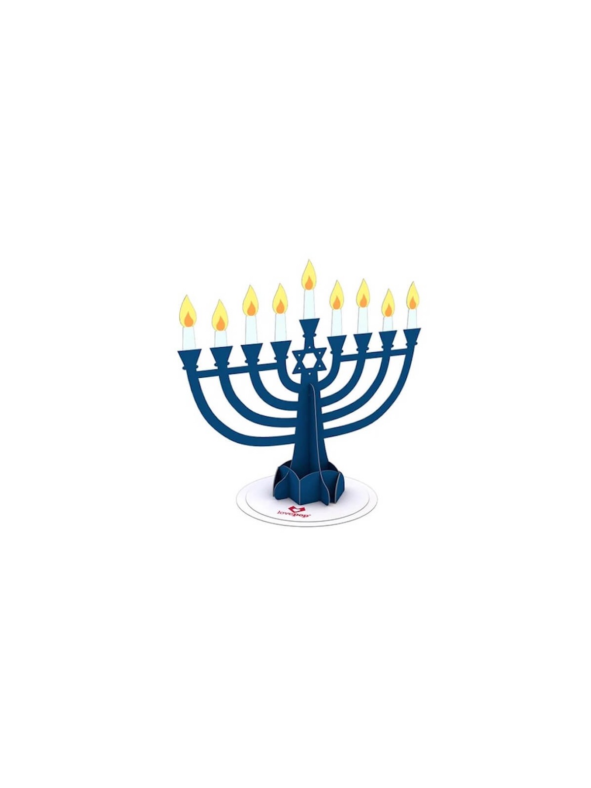 Love Pop Stickerpop : Hanukkah Menorah (5-Pack) | Gifts | Judaica