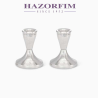 Hammered Candlesticks Travel Sterling Silver Micro | Candle Holders |
