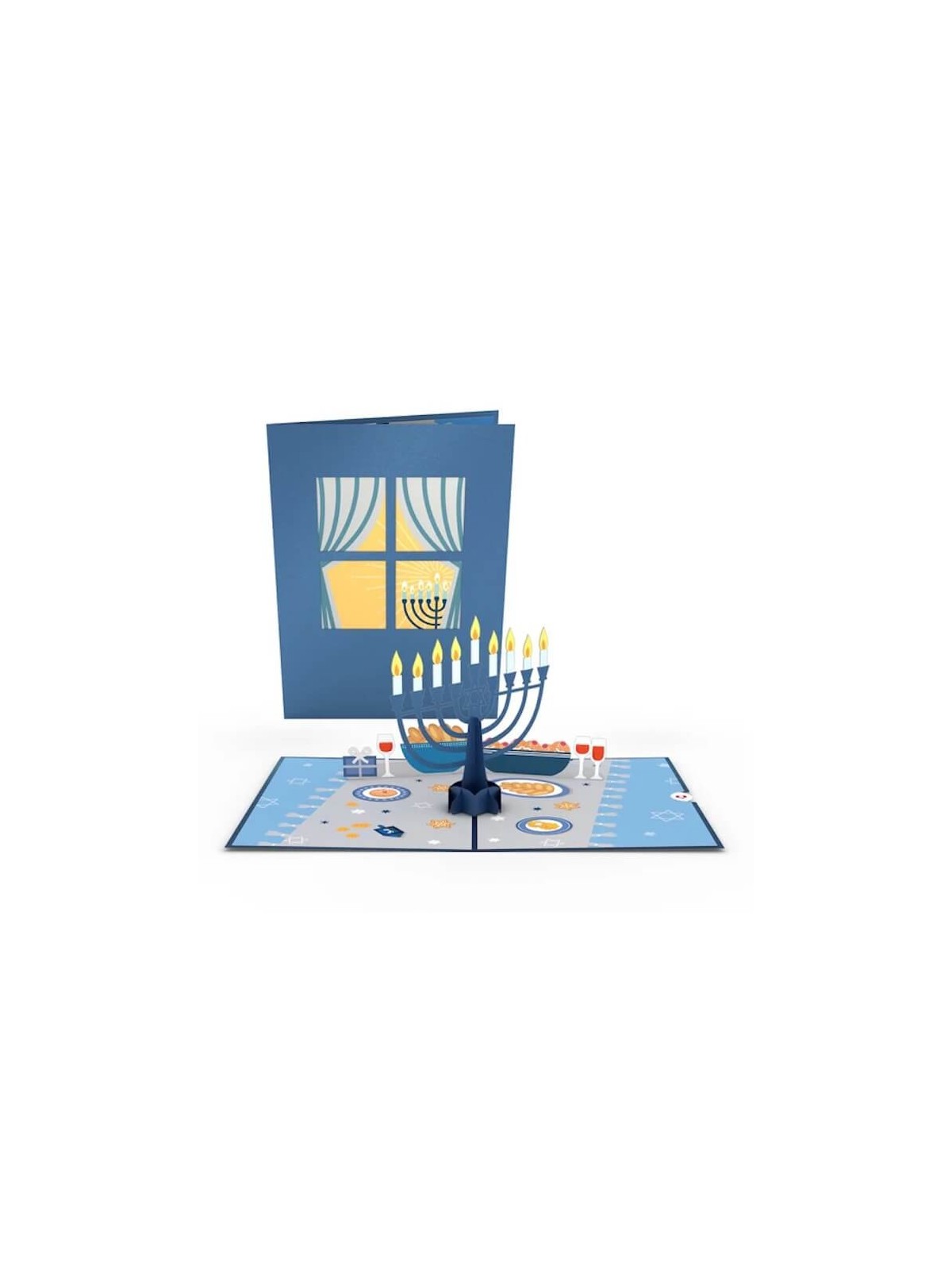 Love Pop Menorah Lights Pop-Up Card | Gifts | Judaica