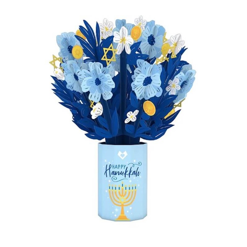 Bouquet de fleurs Love Pop Hanukkah | Cadeaux | Judaïca