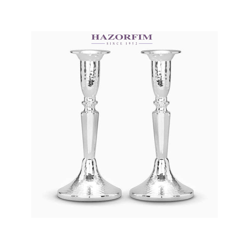Bougeoirs martelés en argent sterling - Petit | Bougeoirs | Judaï