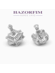 Ensemble Dreidel moderne classique plaqué argent | Hanoukka | Judaïca