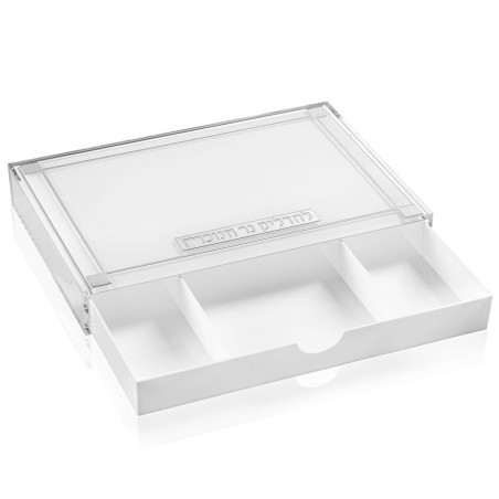 Classic 2.0 Menorah Tray with Drawer | Hanukkah | Judaica