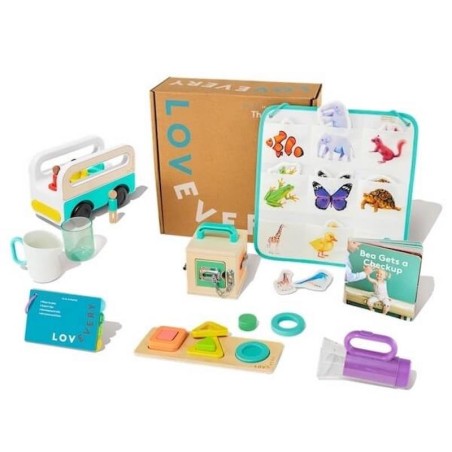 Kit de jeu réaliste Lovevery | Nouveau bébé | Judaïca