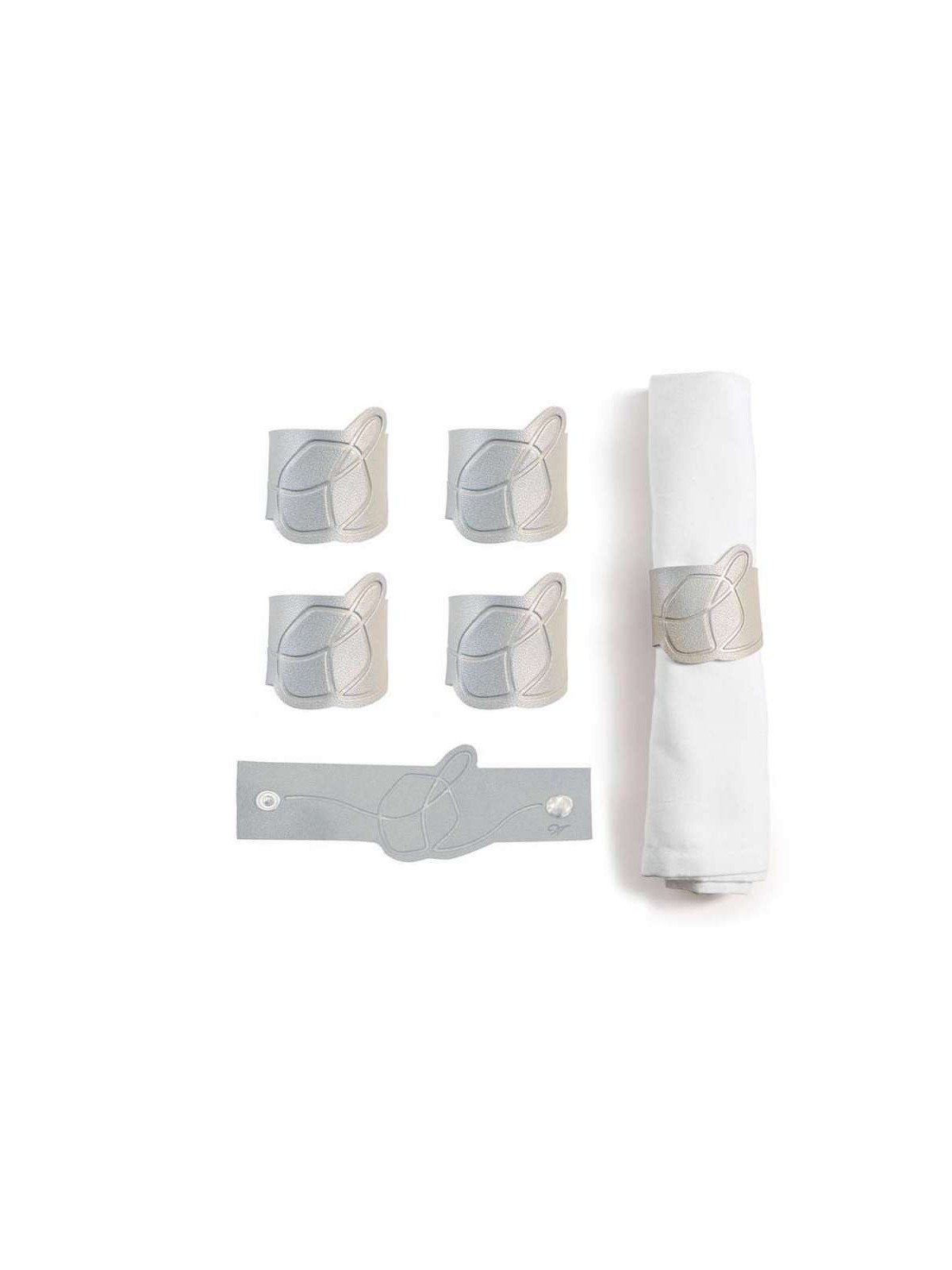 Enveloppements de serviettes Dreidel en cuir | Hanoukka | Judaïca