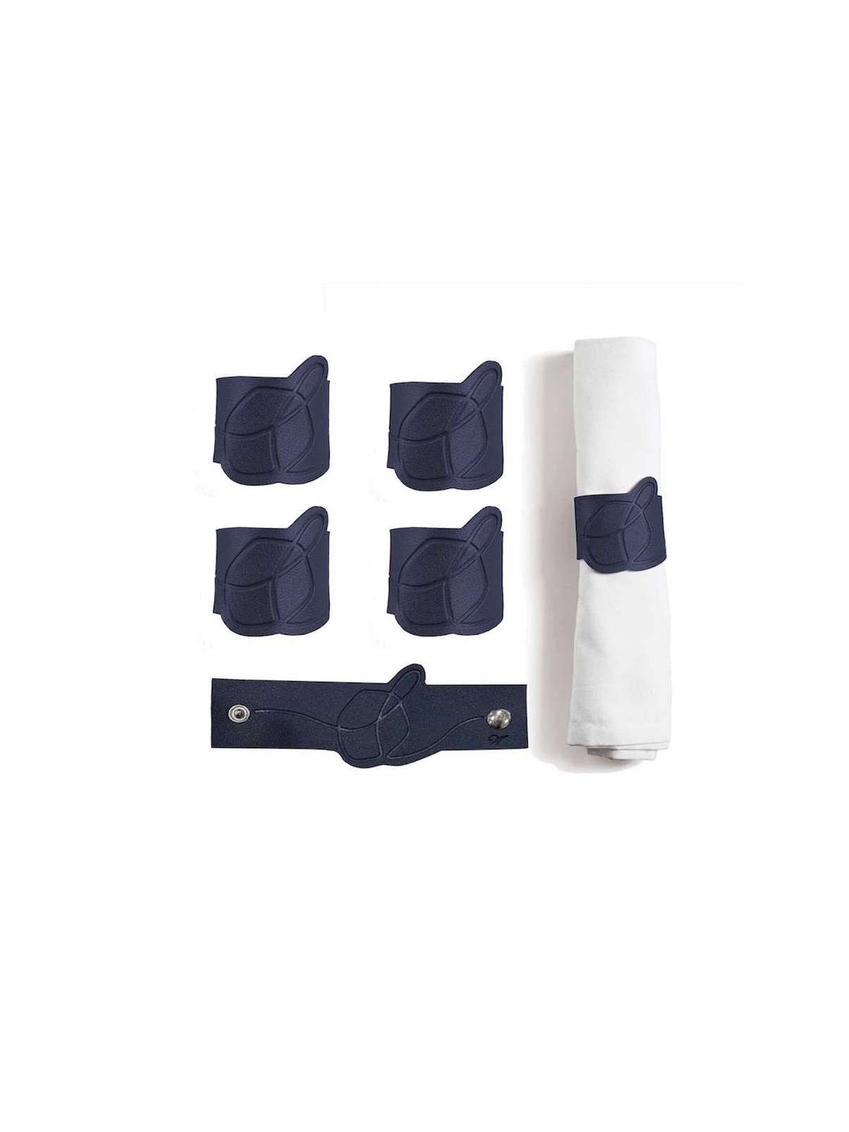 Enveloppements de serviettes Dreidel en cuir | Hanoukka | Judaïca