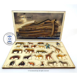 Touchwood Design Noah's Ark Facts & Figurines | All Judaica | Judaica
