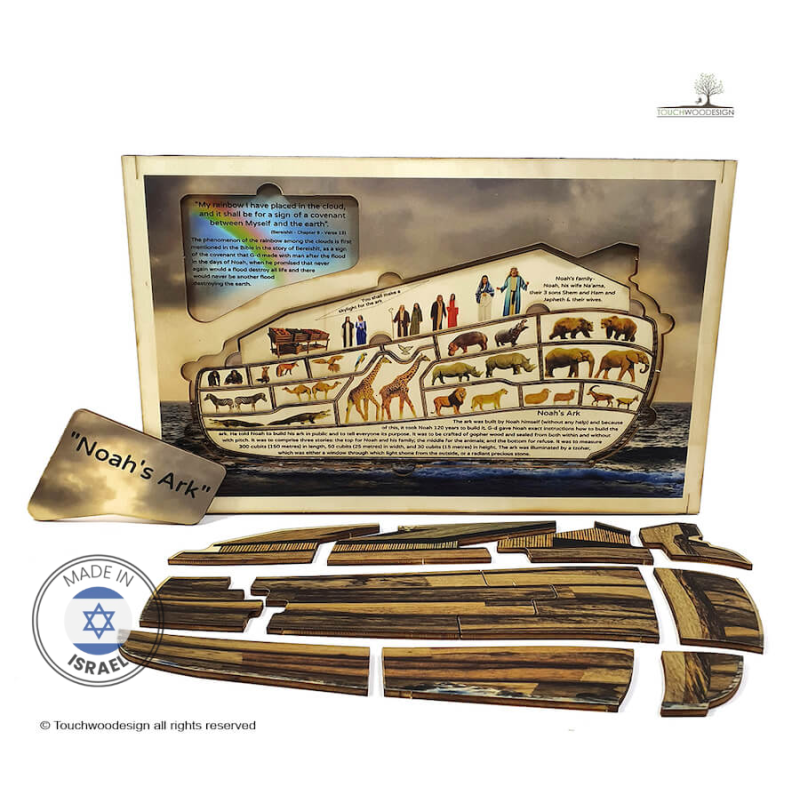 Touchwood Design Noah's Ark Facts | All Judaica | Judaica