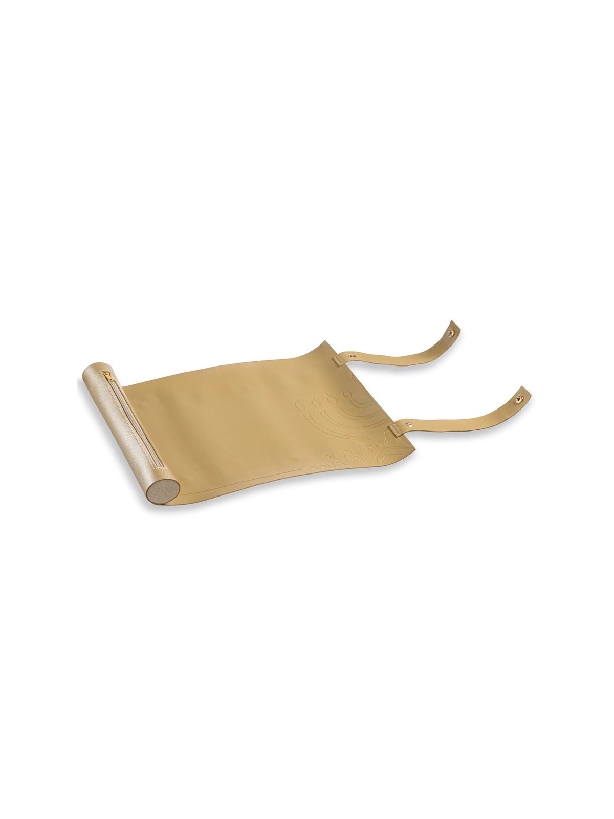 Large Leather Menorah Tray | Hanukkah | Judaica