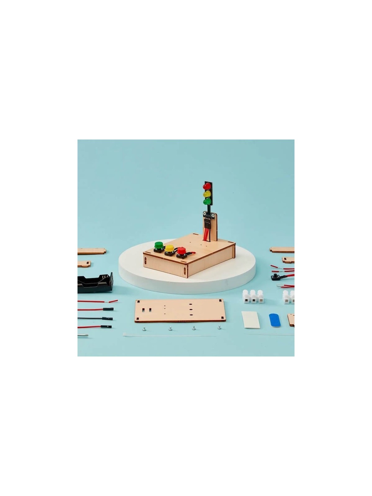 Kit de bricolage pour feux de circulation de Kitsville, STEM éducatif | Tout Judaïca | Jud