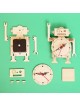 Kitsville Robot Clock DIY Kit, Educational STEM To | All Judaica | Jud